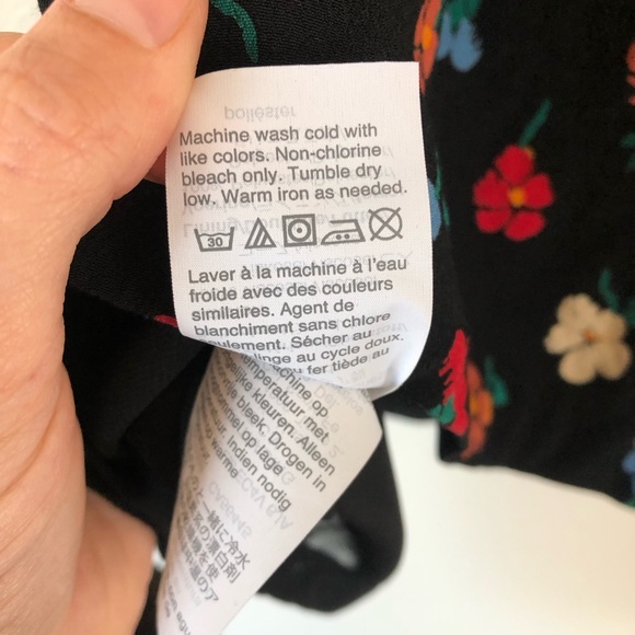 Madewell silky floral v neck cami women’s size 4 - Picture 10 of 11